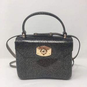 Furla Yellow Glitter Candy Sugar Mini Crossbody